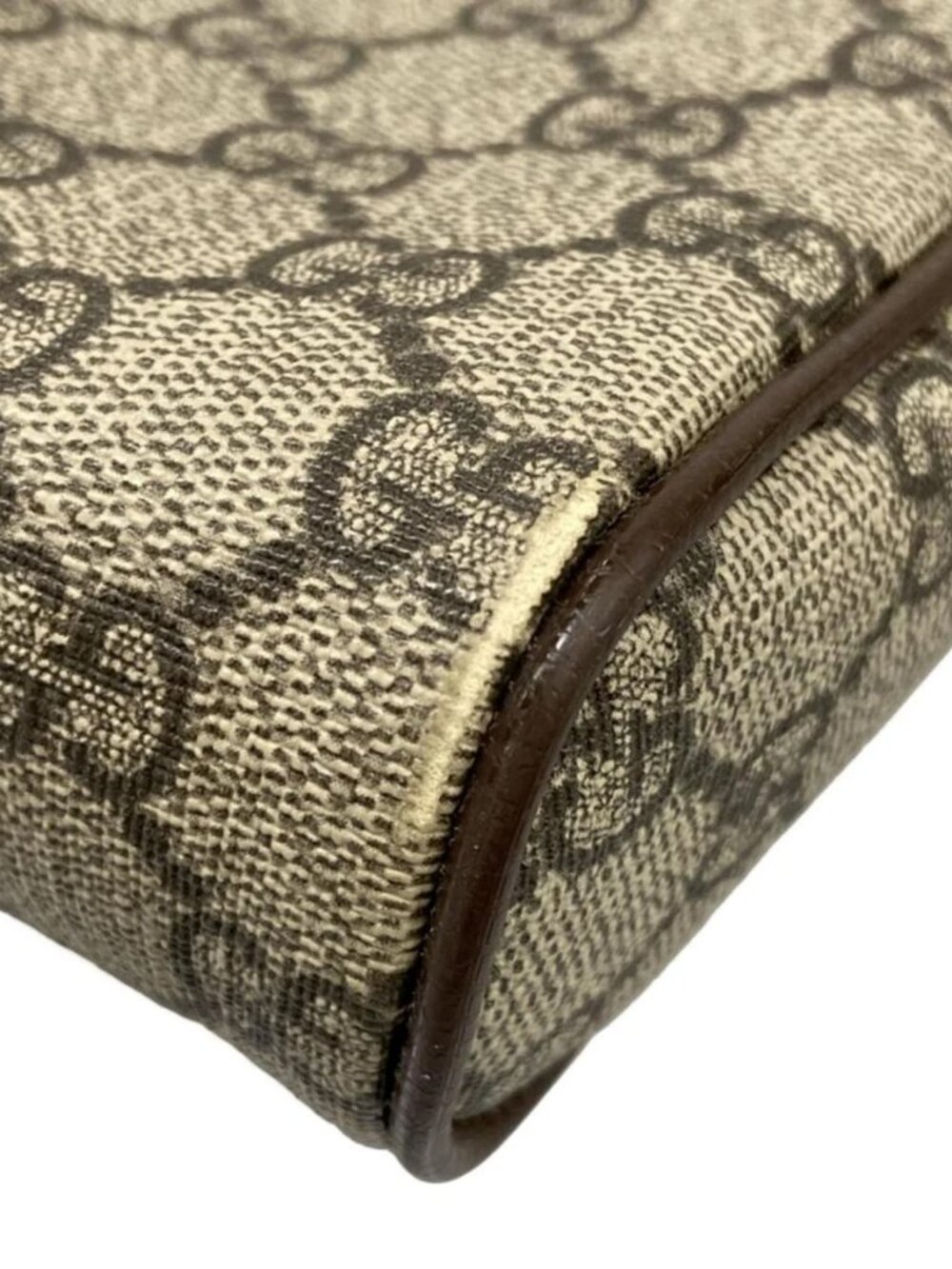 GUCCI Ophidia GG Small Messenger Bag 547926 Beige Ebony Dark Brown PVC Leather - Picture 6 of 16